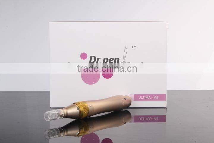 12 needle cartridges, rechargeable derma pen Dr.pen M5-W electric dermapen