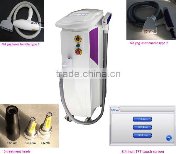 Quality first laser hair and tattoo removal machine