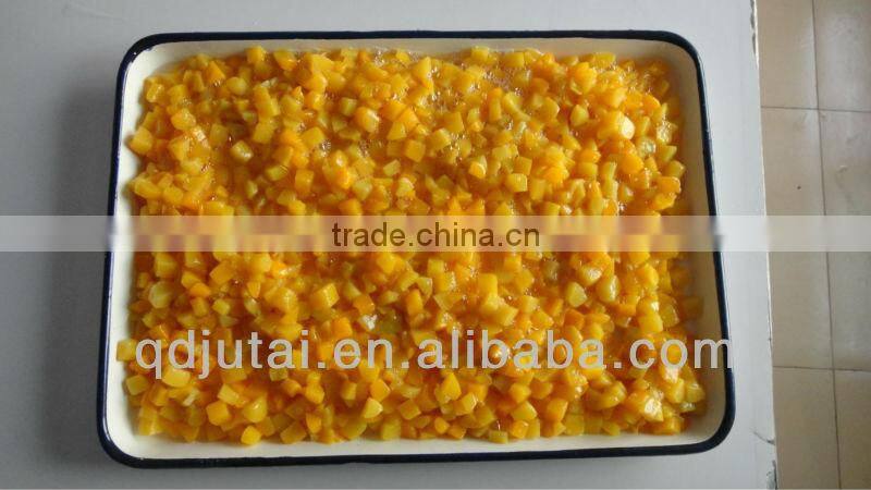 Canned Peach Dices in LS (15mm*15mm)