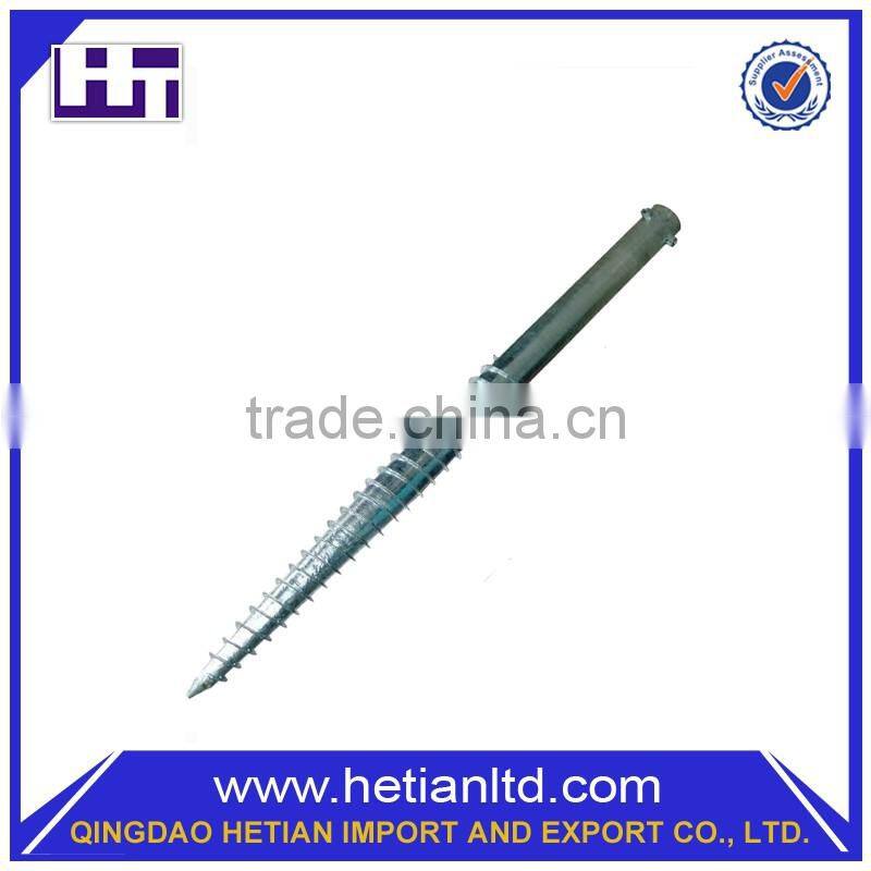 Alibaba China Safe No Dig Stainless Steel Folding Ground Screw Pole Anchor