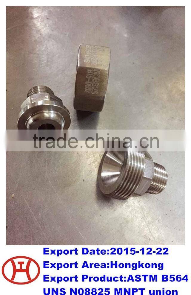 Incoloy 825 MNPT union