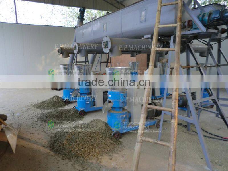 1t/h animal feed pellet production line/ cheap price & high efficient