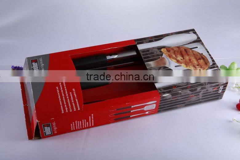 3-piece BBQ tool- Spatula Fork Tong