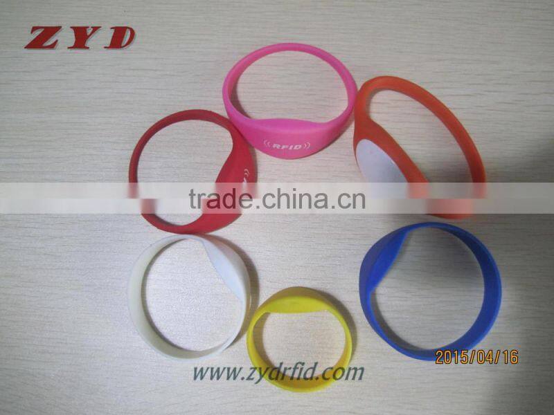 Colorful Adjustable Silicone Rfid Wristbands