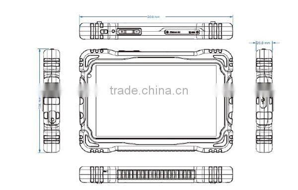Waterproof IP67 Android 4.21 Table Rfid Reader 7 inch