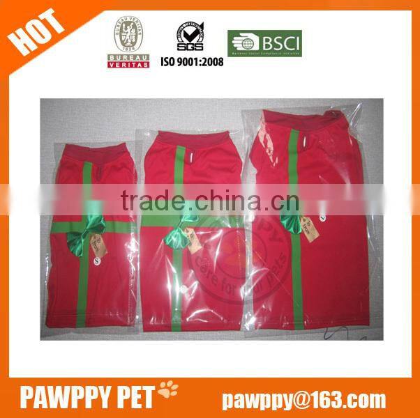 Hot sale dog clothes christmas
