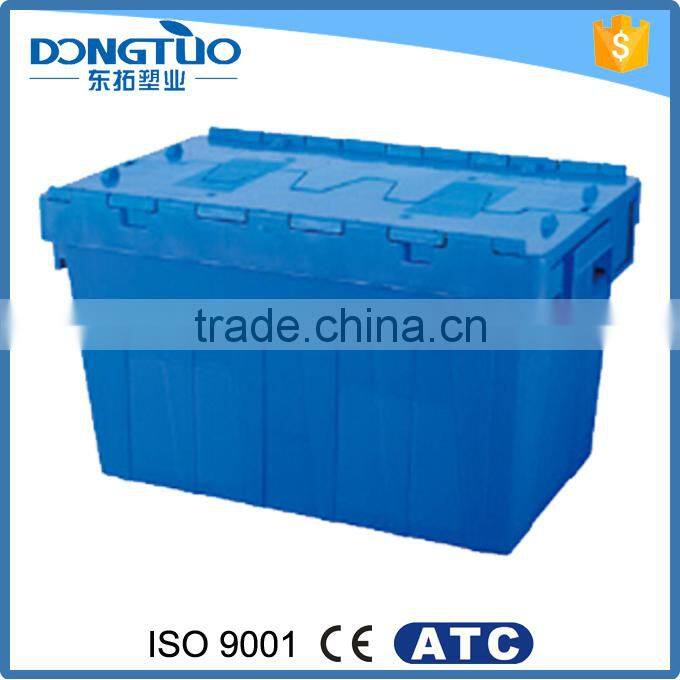 Hot sale heat resistant plastic box, lockable plastic storage box with handle high quality