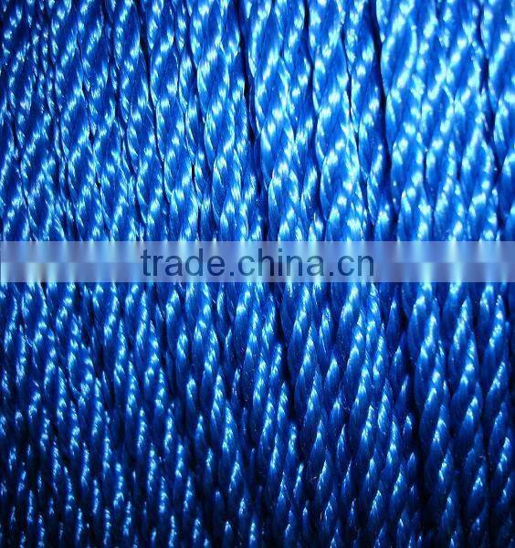 3 strand 4mm twisted polyethylene fishing rope nylon rope