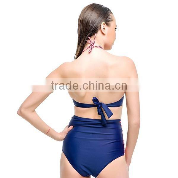 hot model women high waist ladies swim wear