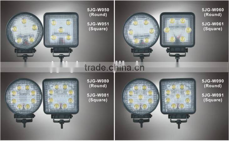 27w led driving lights LED WORKING LGIHT CAR LED SPOT LIGHT OFF ROAD LIGHT with Emark