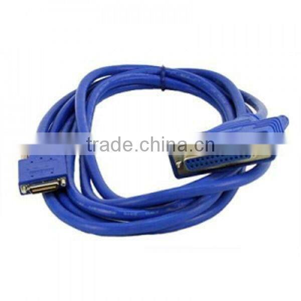 New Hot DB25 male female cables adapter DB25 pin Male to Female LPT Parallel Printer Cable Extension Cable 10m 20m white