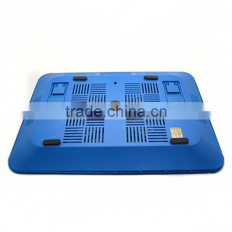 High Performance 18 inch 18.4" Laptop Computer Silver Super Cooling Fan Cooling System Cooling Pads with 4 Fans 4 FAN With USB