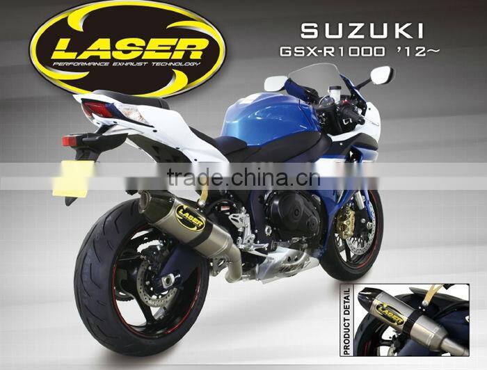 For SUZUKI GSX-R1000 2012- SM Motorcycle Exhaust Pipe LASER WORKS Full system incl. Hotcam2