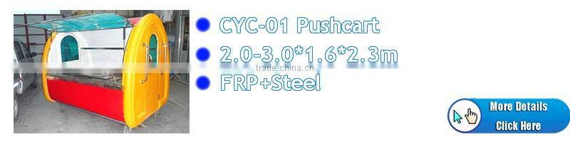 Caravan Trailer Fast Food Kiosk Used Vending Mobile Tricycle