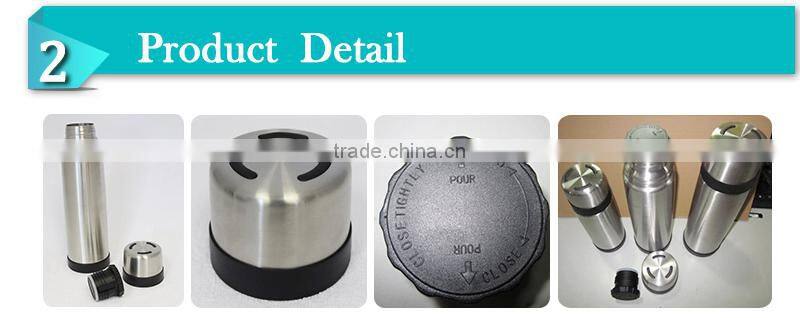 Home garden stainless steel custom flask with lovely view(FSUV)