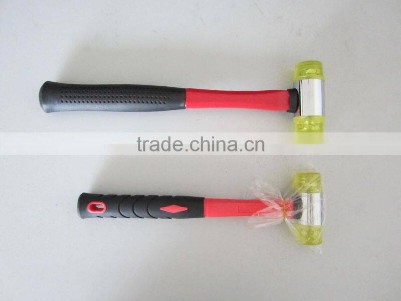 16oz hammer dead blow hammer rubber hammer with free sample hand tools