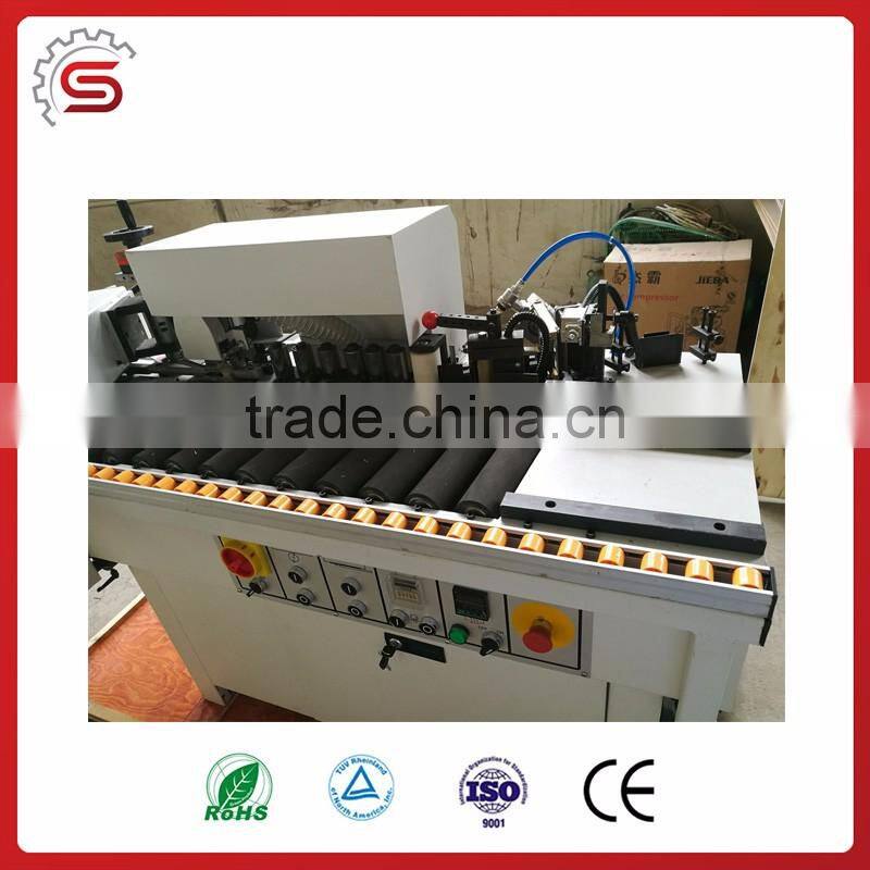 Small Size Linear Wood Edge Bander BJF115 Semi-automatic Edge Banding Machine for PVC