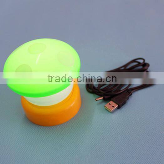 led mushroom light led touch light push tab touch light