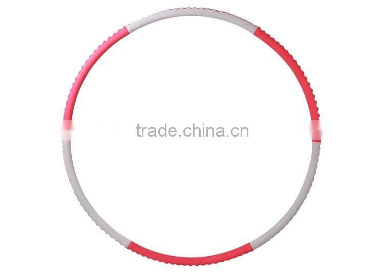 Fashion anti-break Anti-skid hula hoop/Increase weight stainless steel pipe hula hoop/detachable hula hoop