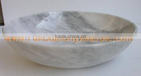 TEAKWOOD BLACK ZEBRA MARBLE BOWLS