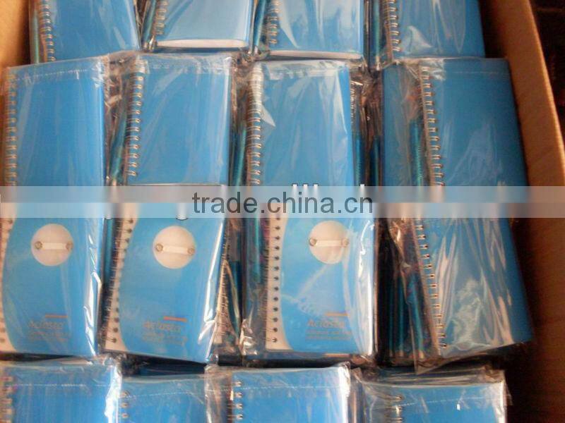 pp spiral notebook with pen / mini notebook with pen