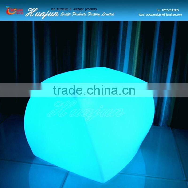 new design plastic bar led stools/led lighting stools