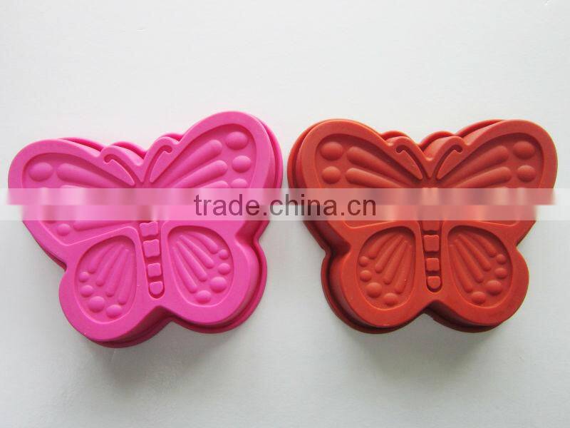 FDA&LFGB Insect shaped Orange Silicone Cake Molds