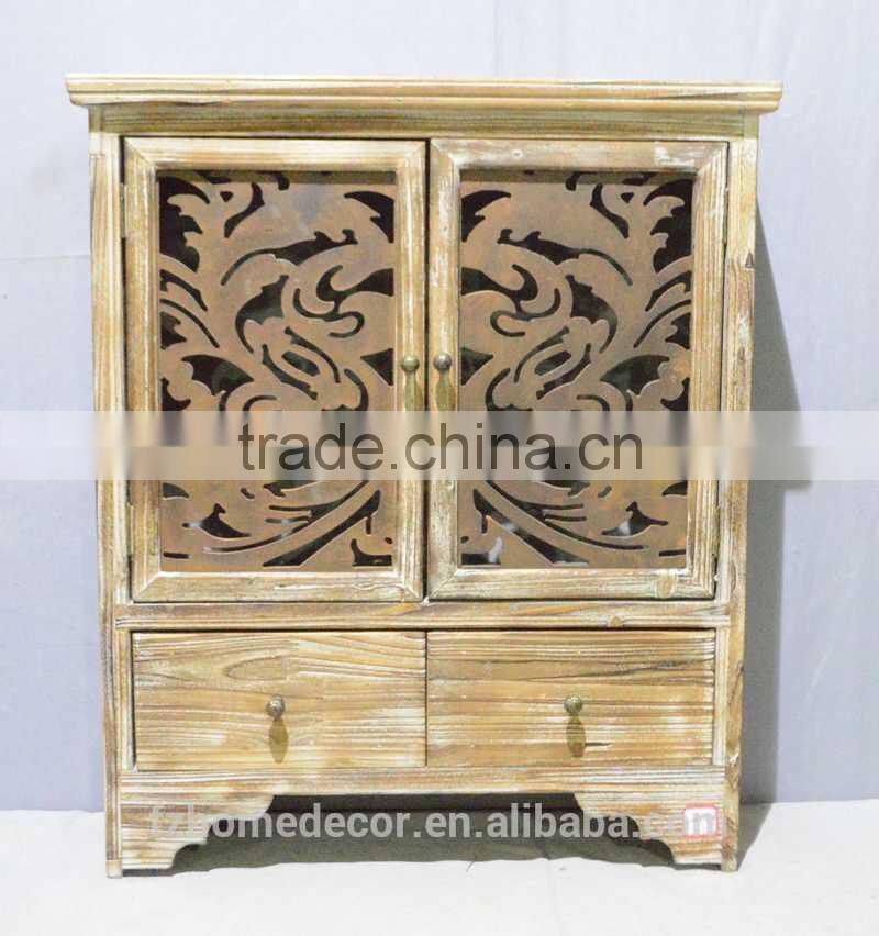 mini wooden decorative cabinet