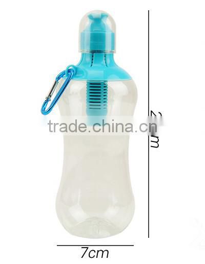 Supply fashion creative Mountaineering buckle large filtering water bottle / cup