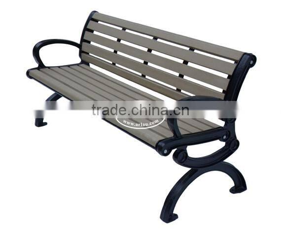 Arlau cast iron and wood garden bench