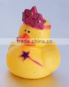 Lovely baby floating bath logo printed rubber duck tub swimming duck