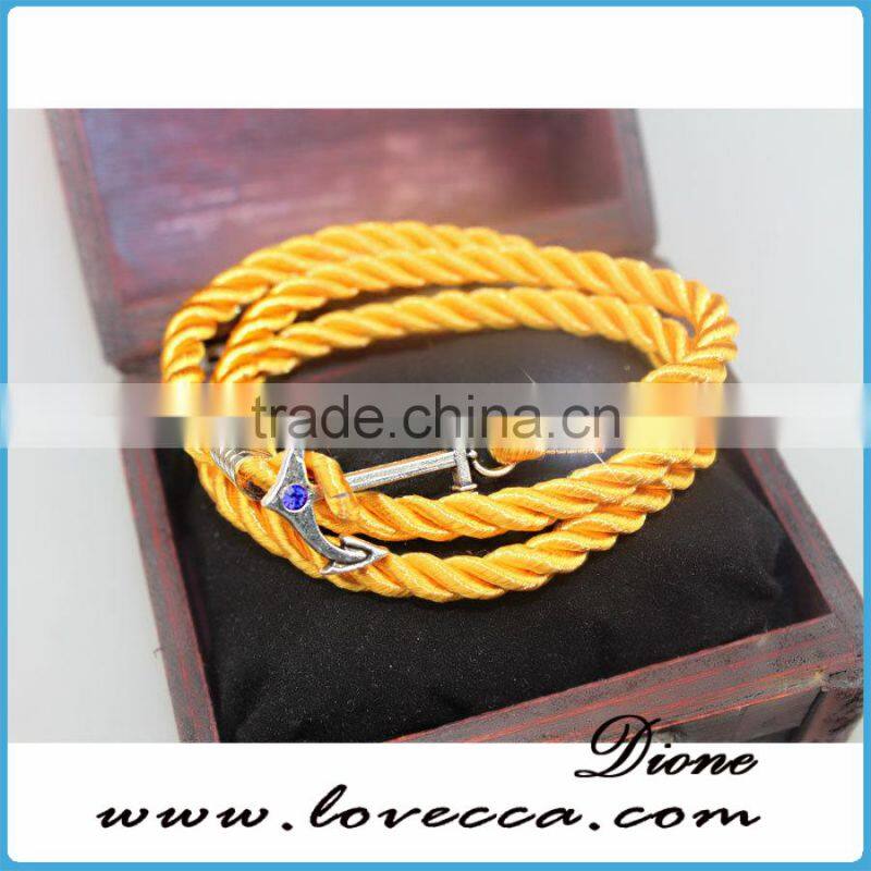 Fashion Beautiful Cute Anchor Bracelets for Men