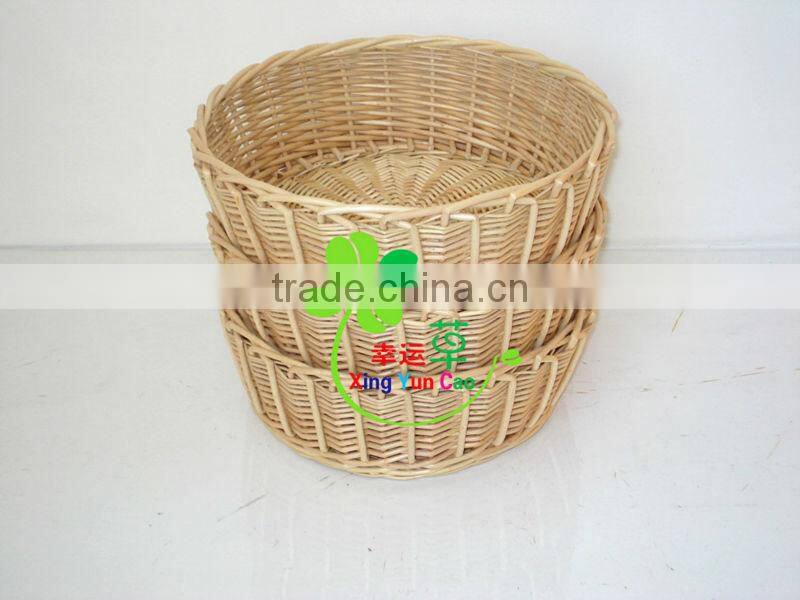 nature wicker gift basket with liner