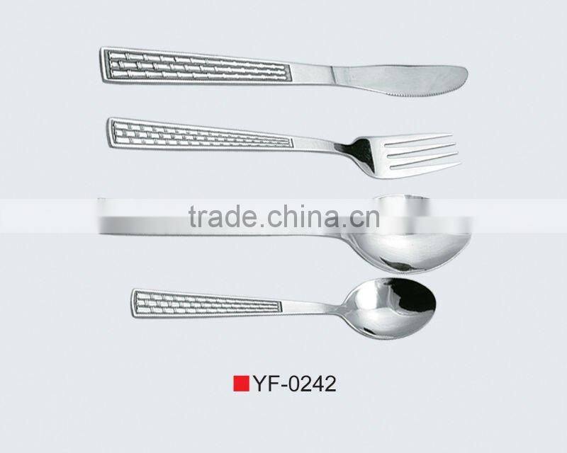 4pcs stainless steel cutlery set with high quality