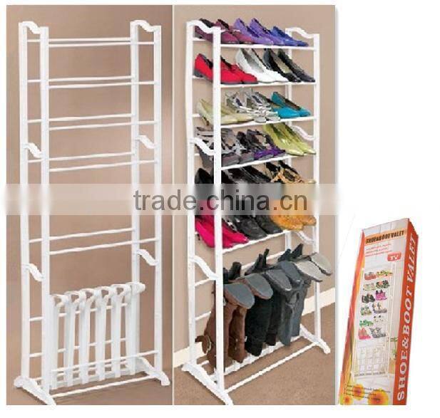 door hanging metal shoe rack in special style