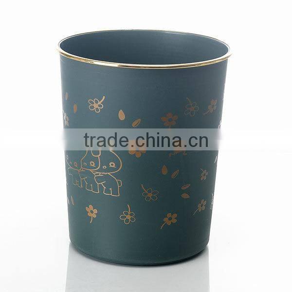 Plastic rabbit pattern wastebin new PP