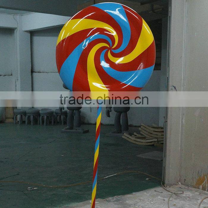 Fiberglass candy decoration