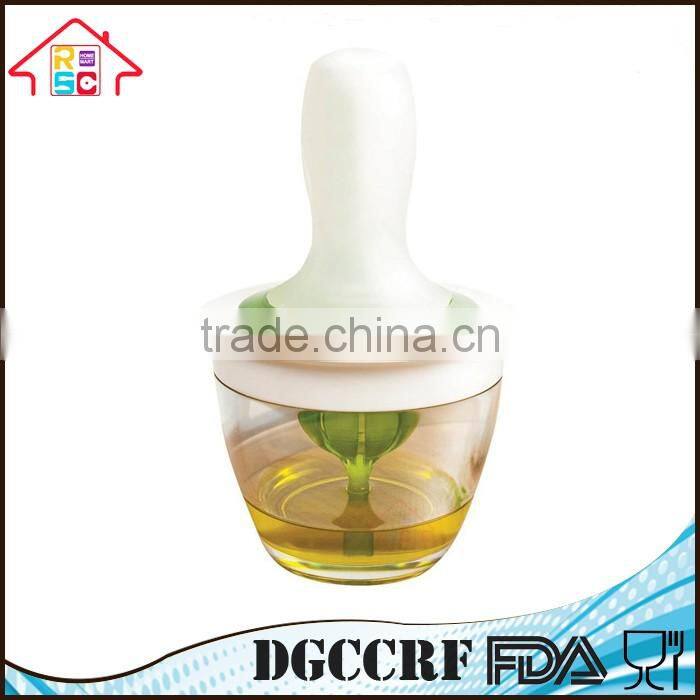 NBRSC High Temperature Resistant Silicone Honey Oil Dispenser Bottle Basting Brush Set for Cooking Baking Pancake Grill BBQ