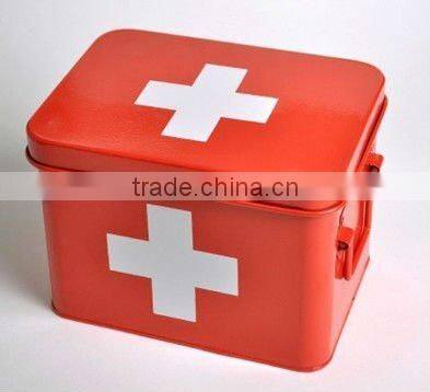 Laundry Powder Storage Box Washing Tablet Retro Metal Container Tin With Scoop