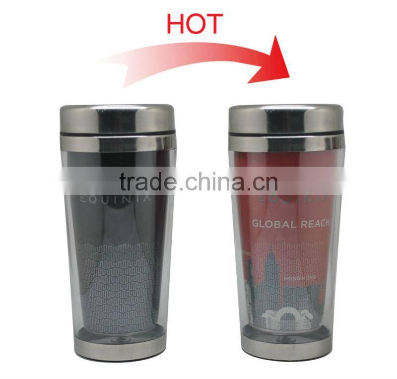 Factory sale 16oz double wall stainless steel travel mug for promotion
