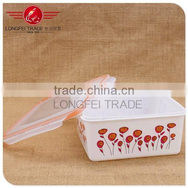 High quality rectangle plastic storage box /Stackable Preserving Box /Crisper