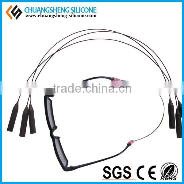 Very hot selling popular silicone ajustable length glasses retainer