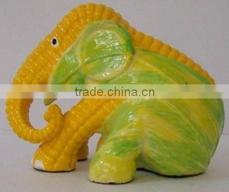 Garden Resin Elephant corn Statue