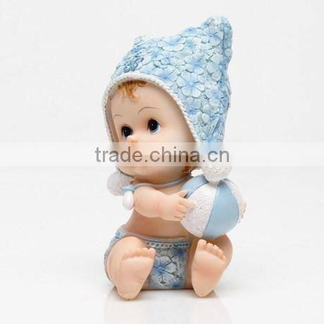 OEM factory direct supply lovely personalized resin baby birthday souvenir gifts