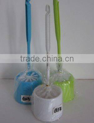 Plastic small & convenient Toilet brush holder with white colour