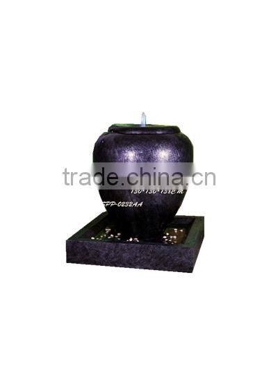 big size pot shape fiber glass water fountain