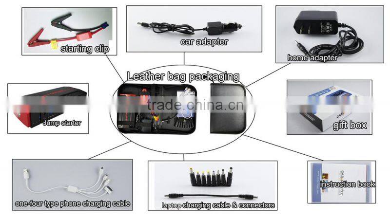 6600mAh (30WH) mini car jump starter, multi-function jump starter