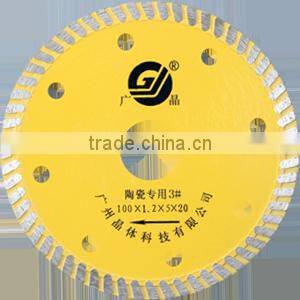 For Ceramic Cutting Guangjing Saw Blade Continuous Rim Ceramic Blade