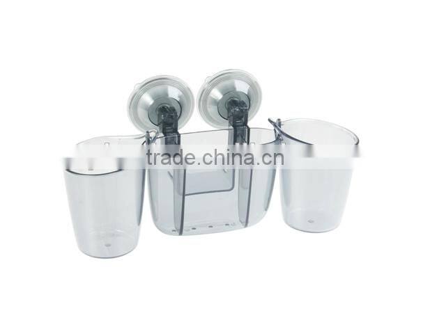 tooth brush holder with two gargle cups