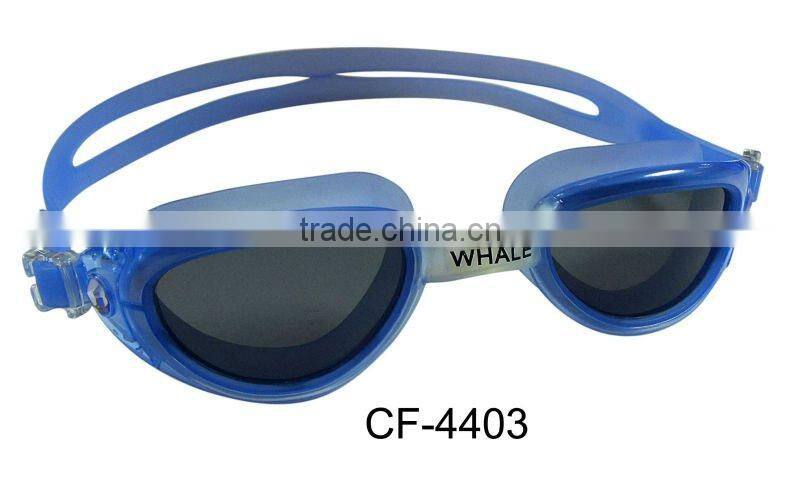 CP lens silicone swimming goggle with CE certifacate